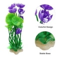 thumbnail image 3 of Unique Bargains 1pcs Fish Tank Aquarium Decorations Plants Purple 8.27" PE Ceramics Plants for Aquarium Decor, 3 of 7