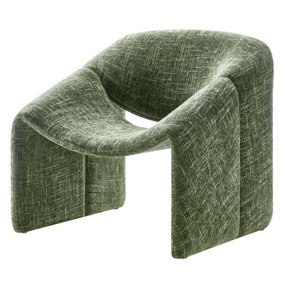 Accent Chair, Green, Fabric, Living Kitchen Cafe Bistro Hospitality Restaurant, Modern Contemporary HB36689