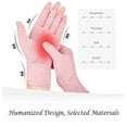 thumbnail image 4 of Arthritis Compression Gloves Relieves From Rheumatoid Carpal Tunnel Hand Gloves Fingerless for Computer Typing and Dailywork Support for Hands and Joints Health Products Pink, 4 of 9