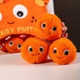 thumbnail image 4 of Peluche de bola de queso con forma de hojaldre, cojín de peluche con forma de hojaldre de queso, almohada decorativa, juguetes creativos de peluche extraíbles (pequeños 6 bolas), 4 of 4
