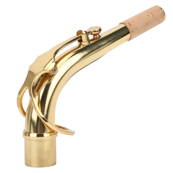 Rdeghly Brass Alto Saxophone Bend Neck, 2.45cm Saxophone Neck Brass, Alto Saxophone Neck, For Home Music Shop Saxophone Replacement Alto Sax Bend Tube