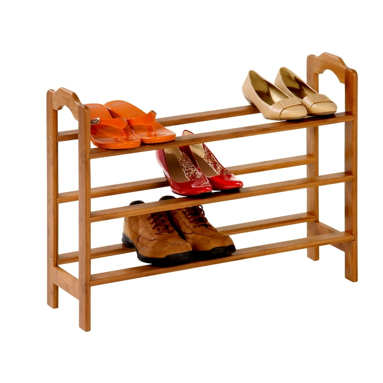 Shoe rack made of bamboo clearance
