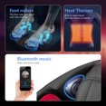 thumbnail image 6 of BestMassage Full Body Zero Gravity Electric Massage Chair,with Wireless Bluetooth Speaker,Black, 6 of 7