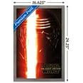 thumbnail image 3 of Star Wars: The Force Awakens - Kylo Portrait Wall Poster, 14.725" x 22.375", Framed, 3 of 5