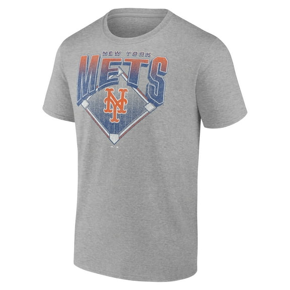 New York Mets MLB Good Slides Men's Crew Neck Short Sleeves T-Shirt