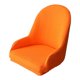 thumbnail image 4 of Funda elástica para silla de comedor con respaldo alto, cómoda y lavable. Naranja, 4 of 9