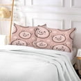 thumbnail image 5 of GZHJMY Cute Pigs Pillowcase Standard Size, Super Soft Pillow Shams Covers, Plush Cozy Pillow Cases with Zipper, 20" X 26"（87）, 5 of 6