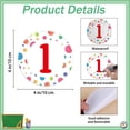 thumbnail image 3 of 1-36 Spot Marker Sticker Polka Dot Number Floor Sticker Classroom Line Up Stickers 42 Pcs Numbers Stickers DIY Hopscotch Game Line Up Spots, 3 of 9