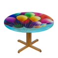 thumbnail image 3 of BCIIG Balloons Round Tablecloth, Stain-Resistant & Washable, Ideal for Indoor and Outdoor Dining, Weddings, Parties, Home Decor with Unique Designs 54"-58, 3 of 8