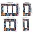 thumbnail image 2 of Yayeee Rocker Switch Wall Plate 1-Gang 4.6"x2.9" Home Decorative Outlet Cover, Pink Christmas Splendor, 2 of 6