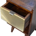 thumbnail image 6 of Nightstand for Bedroom Artisan Furniture Solid Wood Mini Manila Gold 1 Drawer Nightstand,Wooden Nightstand, 6 of 8