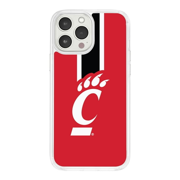 Cincinnati Bearcats HD Phone Case Compatible with MagSafe Apple iPhone 16 (Stripe) by Affinity Bands