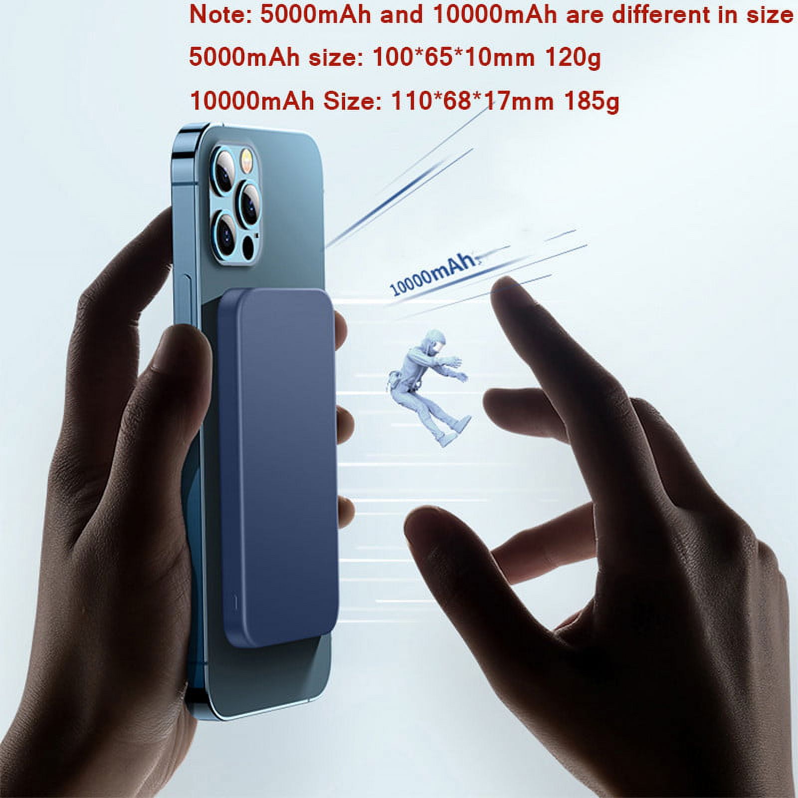 5000mah Magsafe Power Bank Cargador inalámbrico magnético Paquete de  batería auxiliar externo para Apple Iphone 12 13 14 Pro XianweiShao  9024735415671