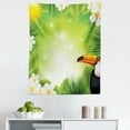 thumbnail image 1 of Tropical Tapestry, Toucan Birds with Macro Exotic Plants with Fresh Colors Nature Design, Fabric Wall Hanging Decor for Bedroom Living Room Dorm, 5 Sizes, Green Yellow, by Ambesonne, 1 of 1