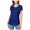 Blue, variant on I.N.C Womens Bloom Basic T-Shirt, Blue, X-Large