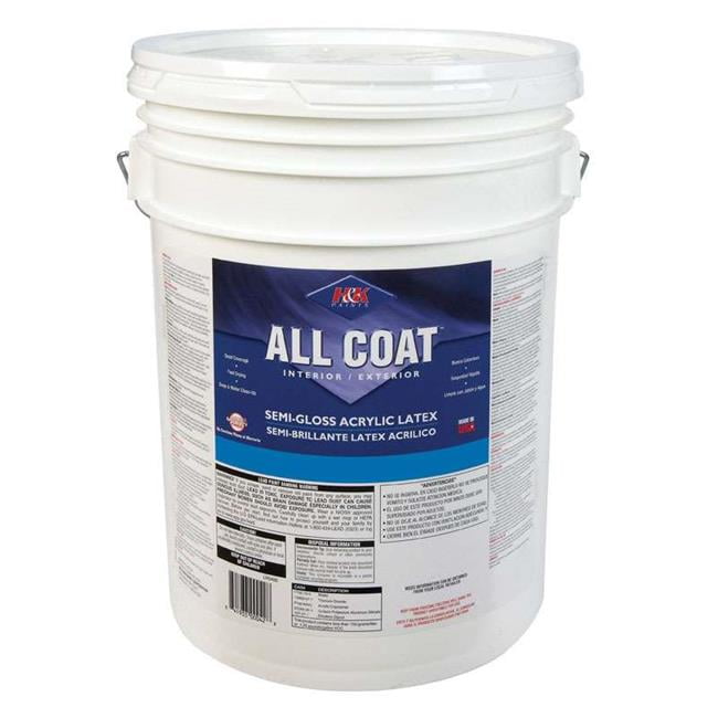 H&K Paints 1020740 Indoor & Outdoor 5 gal All-Coat Semi-Gloss Tawny Beige Acrylic Latex Paint
