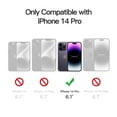thumbnail image 2 of JETech Magnetic Case for iPhone 14 Pro 6.1-Inch Compatible with MagSafe, Translucent Matte Back Slim Shockproof Phone Cover (Deep Purple), 2 of 6