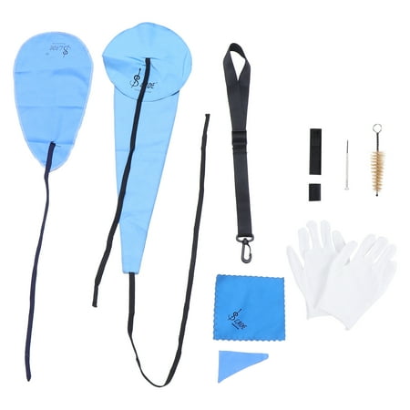 

Frcolor Saxophone Cleaning Brush Kit Neck Set Maintenance Screwdriver Mouthpiece Sax Strap Gloves Woodwind Care Cleaner