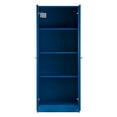 thumbnail image 2 of Avice 59-inch Blue French Door Metal Cabinet, 2 of 2
