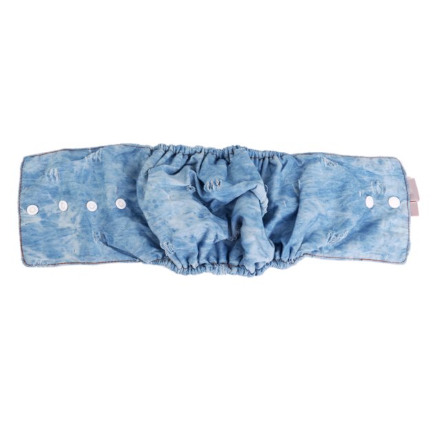 Suave, suave, cómodo, de moda, de , con botones a presión, diseño de perros, pantalones físicos. Zulema Ropa interior sanitaria para cachorros de perros