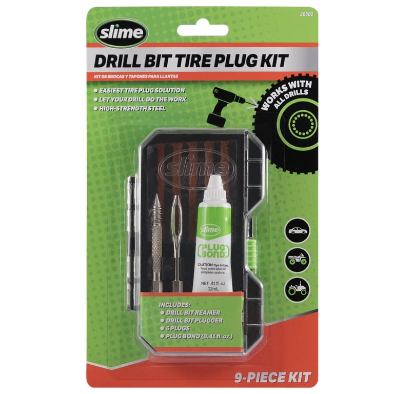 Drill Bit Tire Plug Kit, 9-Piece photo 7