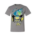 thumbnail image 2 of Ukrainian Muscle Skin Beast Mode Men's Graphic T-Shirt, Heather Grey, XX-Large, 2 of 4
