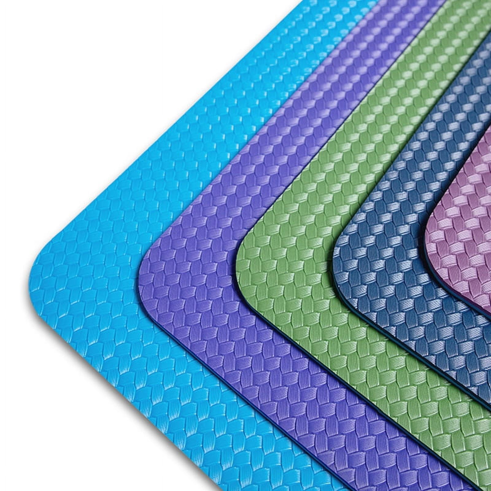 Ray Star Extra Thick Yoga Mat 24"X68"X0.31" Thickness 0.31 Inch -Eco Friendly Material- With High Density Anti-Tear Exercise Bolster