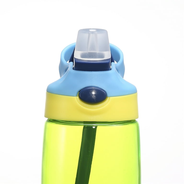wdehow 80ML Sports Water Bottle, Patchwork Kids Teens Straw Water Bottles  Bpa Free, Multi-color 