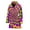 505, variant on Star Space Unicorn Pattern Women Bathrobe One Size Univeral Fits Fashion Lightweight Plush Fleece Long Robe For Women
