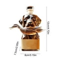thumbnail image 3 of qILAKOG 300ml Dog and Duck Glass Bottle, an Interesting Whisky Bottle to Decorate the Living Room or Bar at Home, a Gift for a Man or Dad, 3 of 6