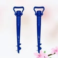 thumbnail image 2 of Parapluie Pointe 2PCS Réglable Plage Parapluie Sol Ancre Pointe Sable Extensible Support pour Soleil Plage Jardin Patio Pêche Pôle Bleu, 2 of 6