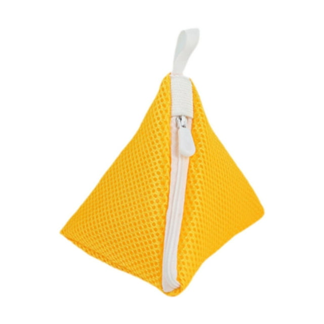 Bolsa de malla para ropa sucia, bolsa para ropa interior, bolsa para lavar ropa, lavadora amarillo