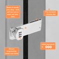 thumbnail image 4 of Keyless Cabinet Lock 3-Digit Drawer Combination Lock Clasp with Screws Zinc Alloy Security Privacy Latch Lock Rust-Proof Cupboard Lock for Cabinet Drawer Mailboxes, 4 of 7