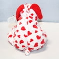 thumbnail image 3 of Ty Pluffies - Sweetly the Valentine's Dog  - Stuffed Animal, 3 of 5