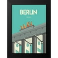 thumbnail image 2 of ARCTIC FRAME 14x18 Black Modern Framed Museum Art Print Titled - Berlin travel poster, 2 of 5