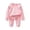 Light Pink, variant on Toddler Infant Girls Cute Cartoon Pattern Homewear Set 3T 4T 5T 6T Baby Soft Cotton 2 Piece Pajama Outfit Pink,18-24 Months