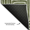thumbnail image 5 of Addison Rugs Mayfield Premium Machine Washable Transitional Geometric Olive Rectangle Rug, 5' x 7'6", 5 of 6