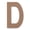 D, variant on 6 Pack: 8" Wood Block Letter by Make MarketÂ®