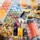 thumbnail image 3 of Silicone Ice Cube Trays With No-spill Removable Lids, 2 Packs 74 Ice Cube Molds, 3 of 5