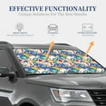 thumbnail image 4 of Naloa tractor and garden Print 2-Piece Windshield Sunshade,Foldable Car Front Window Sun Shades,for Most Sedans SUV Truck-Large, 4 of 6