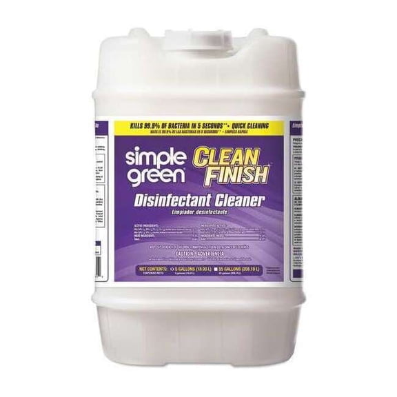 Simple Green Cleaner and Disinfectant, 5 gal. Pail, Unscented 2800000100005