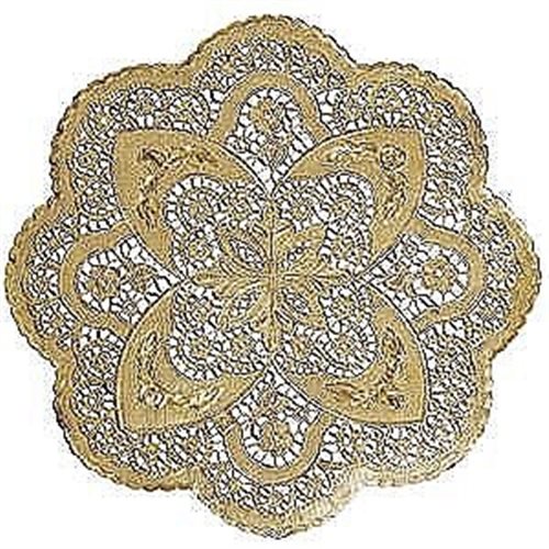 Gold Doilies Large Gold Embossed Doilies by Amscan