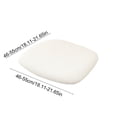 thumbnail image 3 of Topukaiba Stretch Dining Chair Seat Covers, Removable Washable Chair Slipcovers, Anti-Dust Kitchen Dining Room Seat Cushion Protectors, Elastic Fitted Chair Seat Covers,White-B, 21"x21", 3 of 6