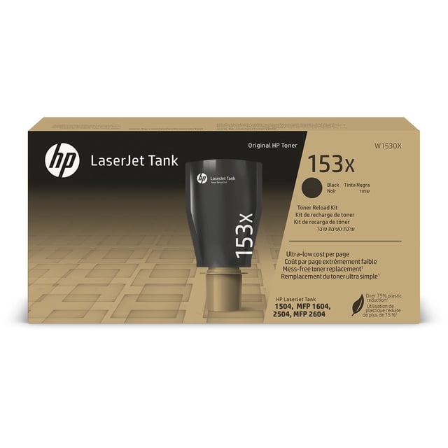 Kit de recarga de tóner HP 153X negro de alto rendimiento W1530X