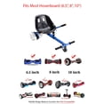 thumbnail image 3 of Blue Hoverboard Seat Attachment, Hover Go Kart, Hoverboard Go Cart Accessories, Heavy Duty Frame, Fun for Kids Fits 6.5"/8"/10", Go Kart Conversion Kit For Hoverboard, 3 of 11
