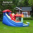 thumbnail image 5 of AirMyFun Inflatable Bounce House, Water Slide Park Slide Bouncer with Climbing Wall, Basketball Hoop, Jumping and Splash Pool, Kids Bouncy Castle with 450W Air Blower for Outdoor Backyard, 5 of 11