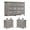 Wide 8 drawer dresser + 2 pcs nightstands, variant on LGHM 2 Piece Modern Farmhouse Bedroom Furniture Set, Large 8 Drawer Dresser and Nightstand with 2 Drawers & Charging Station, Gray Wash