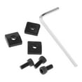 thumbnail image 3 of 3 uds tornillos de tuerca de bloqueo de guitarra herramienta de reparación de instrumentos reemplazo de tapa de guitarra resistente con llave de puent Negro Hugo Tuerca de bloqueo, 3 of 10