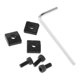 thumbnail image 3 of Tuerca de bloqueo CUTICAT para guitarra eléctrica con tornillos Negro, 3 of 8