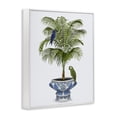 thumbnail image 4 of Stupell Industries Parrots on Ornate Planter Botanical & Floral Painting White Framed Art Print Wall Art, 16 x 20, 4 of 10